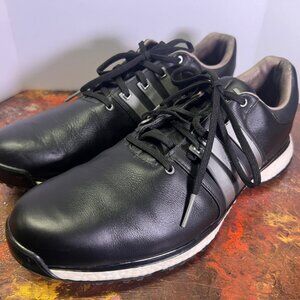 Adidas TOUR360 XT-SL SHOES - CORE BLACK/IRON MET/SILVER MET‎ Sz.11.5M
